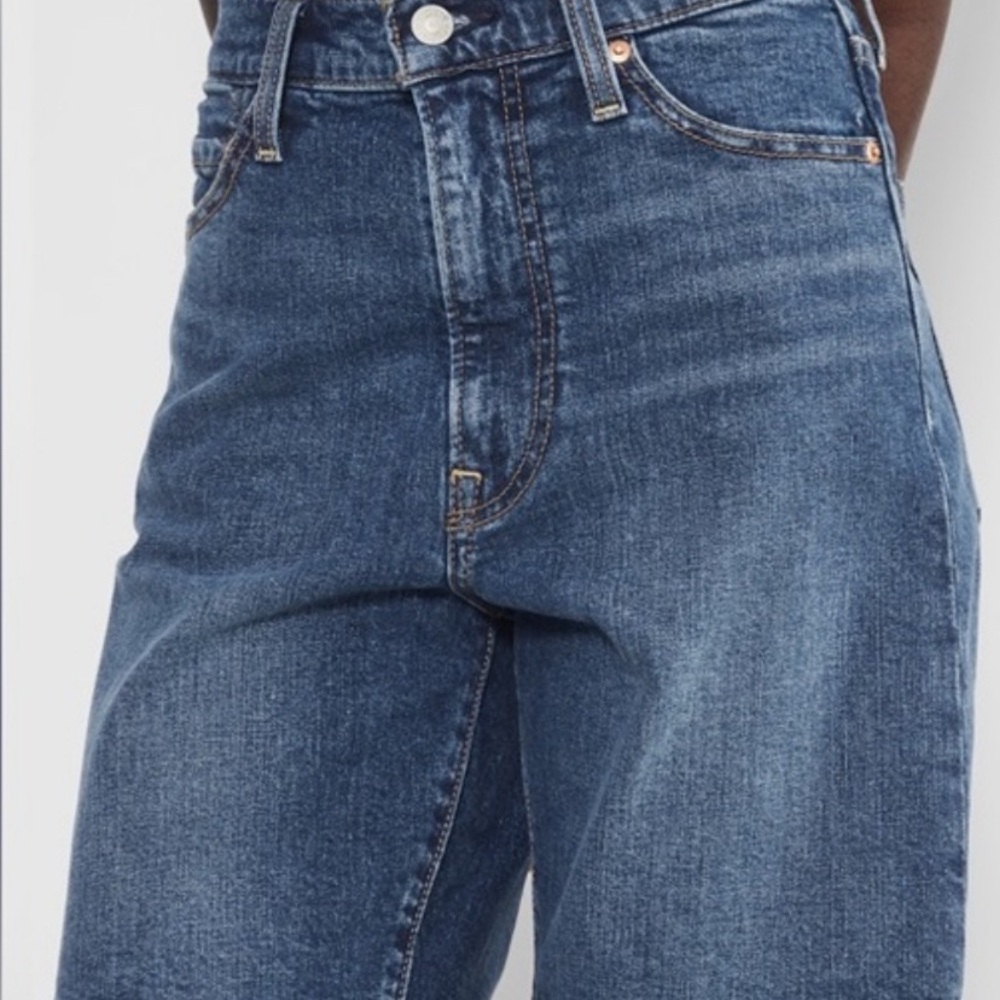 Levi's for Aritzia Ribcage Denim Bermuda Shorts - 26 waist